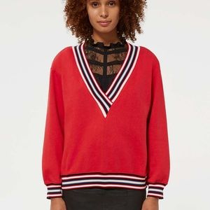 Rebecca Minkoff Kristine Red Sweatshirt Size L